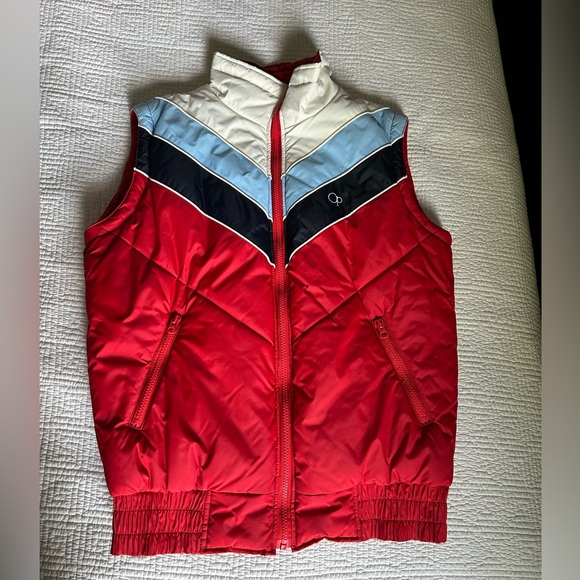 Vintage Ocean Pacific Puffer Vest Jacket - Picture 1 of 5